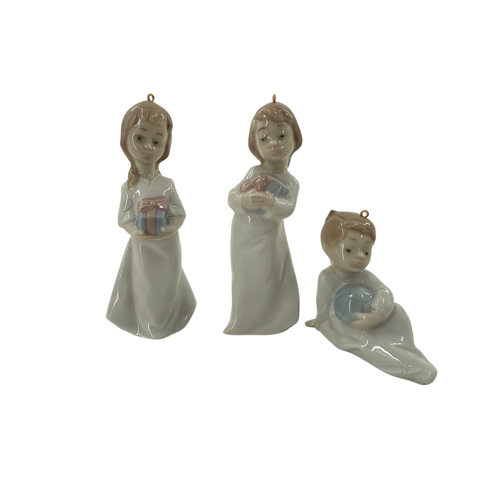 Lladro Porcelain Ornaments Set of 3 Children‎ Nightgowns Gifts DAISA 1992 Spain